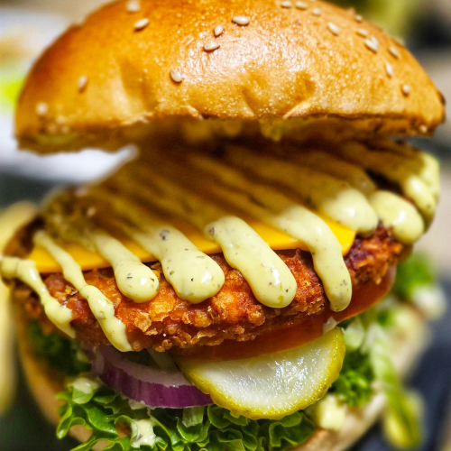 Crispy Chicken Burger   Crunch pur bei jedem Biss