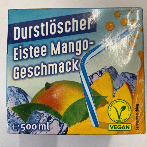 Durstlöscher Eisteemango Geschmack  500 ml