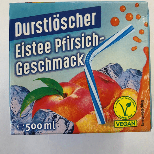 Durstlöscher Eisteepfirsich Geschmack  500 ml