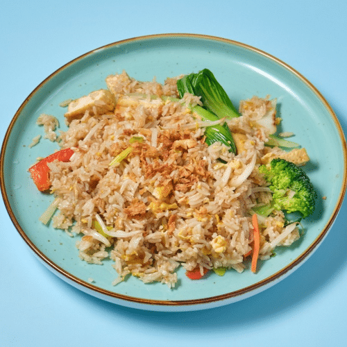 Gebratener Eierreis (vegetarisch)