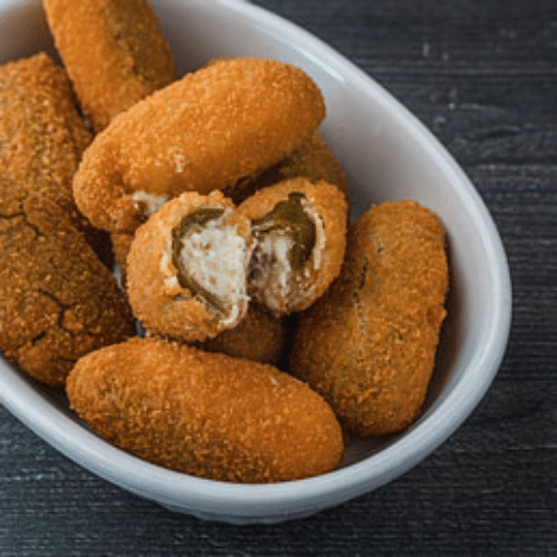 Cheesy Jalapeno Bites (8 Stück, scharf)