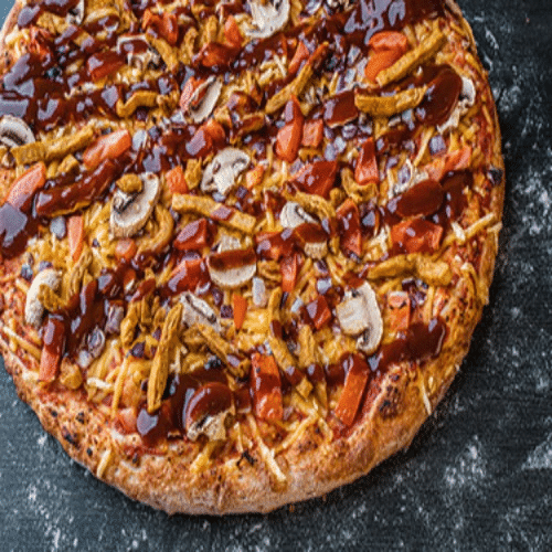 Vegan Pizza Chicken Barbecue