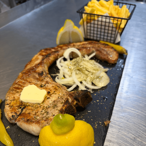 Griechisches Tomahawk-Kotelett