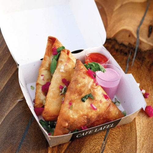 Beef Sausage Samosa (Rindswurst)