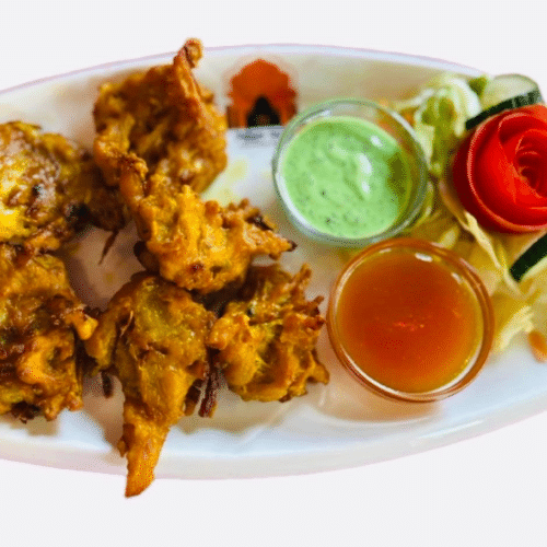 Onion Bhaji (vegan)