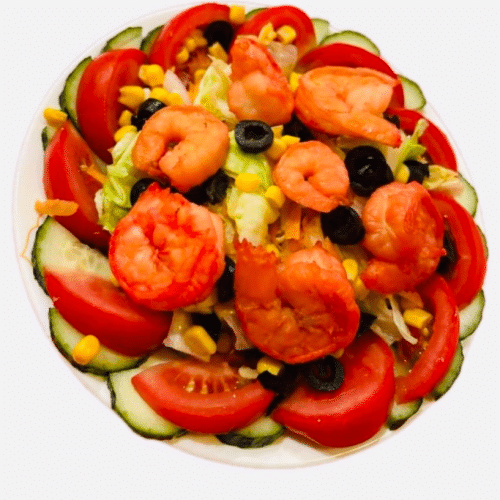 Scampi Salat