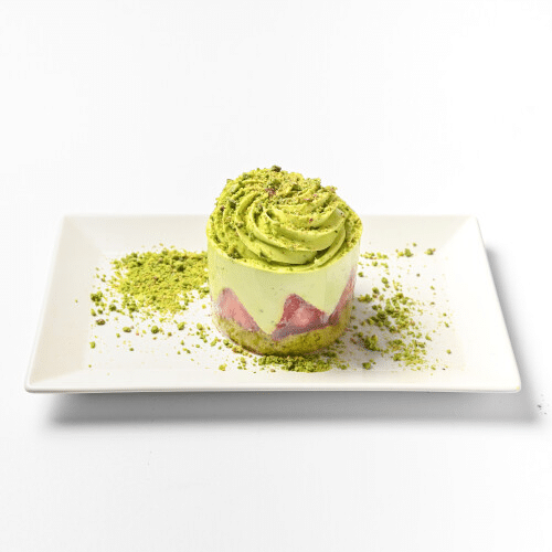 Erdbeere-Pistazie Mini Torte