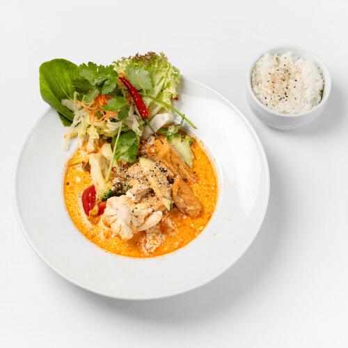 Rote Kokos Curry (leicht scharf)