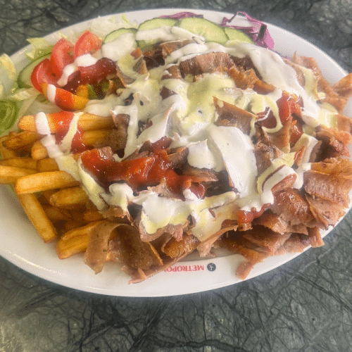 Döner Teller - Mit Pommes