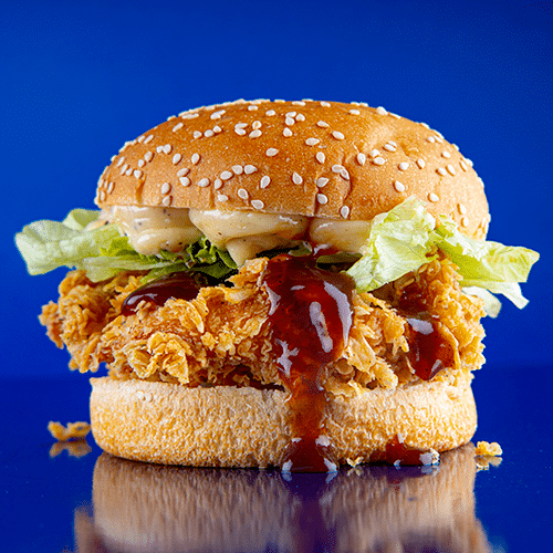 BBQ Chicken burger -Menü