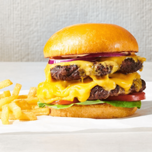 Double Cheese Burger-Menü