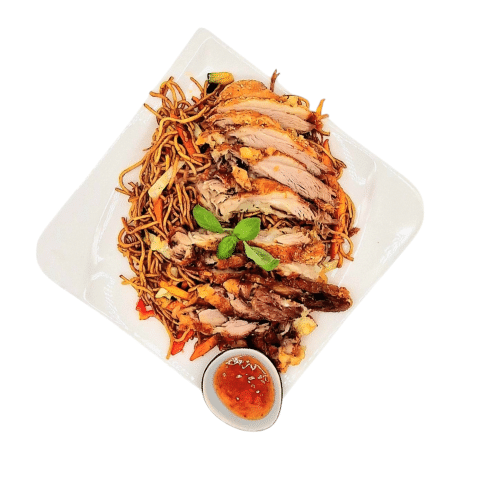 Bratgericht Sushi-Wok (scharf)