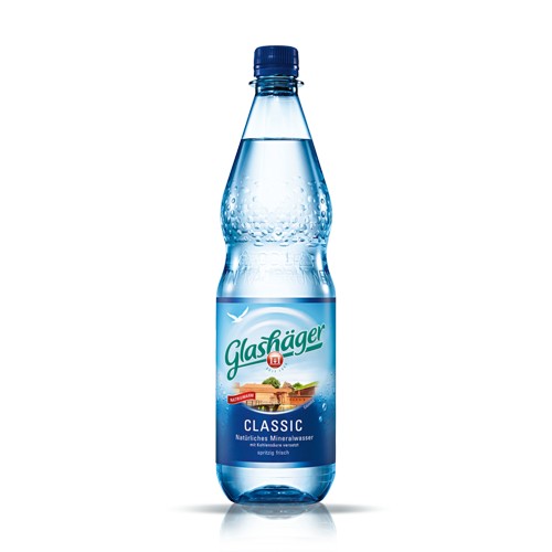 Glashäger Mineralwasser Klassik 1.0l (MEHRWEG)