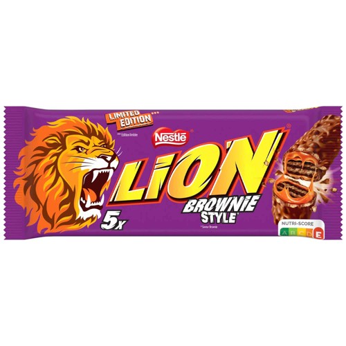 Lion Brownie Style Snack Size 5 x 30g
