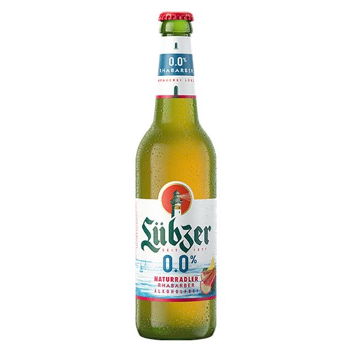 Lübzer Naturradler Rhabarber alkoholfrei 0.5l (MEHRWEG)