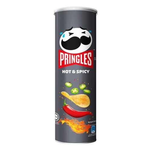 Pringles Chips Hot & Spicy 185g