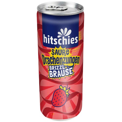 hitschies Saure Drachenzungen brizzl Brause Erdbeere 0.25l (EINWEG)