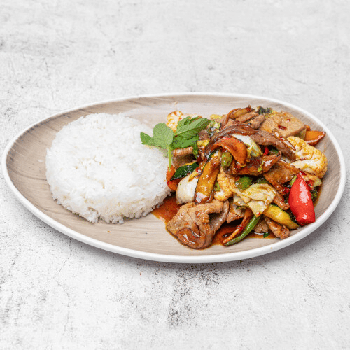 Rindfleisch Nua Pad Prig(scharf)