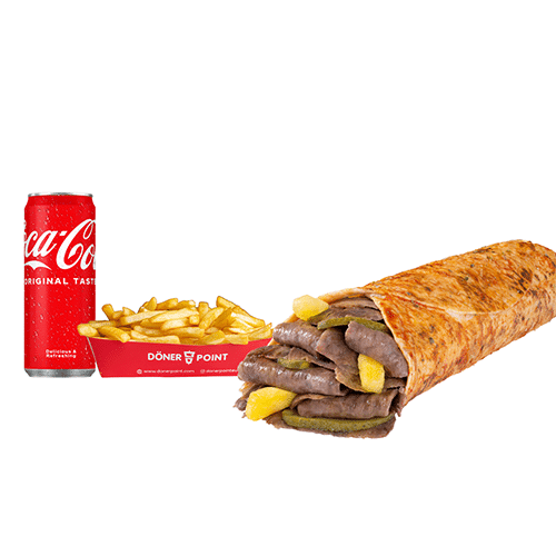 DP Döner Wrap mit spezieller Hatay Soße Menü