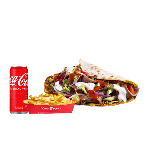 DP Türkische Pizza (Lahmacun) Wrap Menü