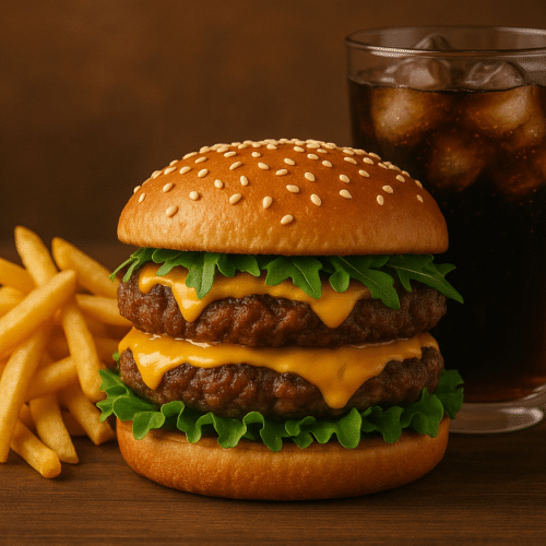 Cheesy Royal Burger (100g)