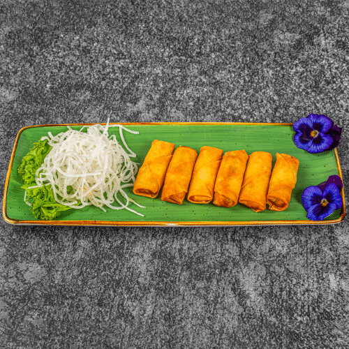50% Frühlingsrollen (6 Stück, vegetarisch)