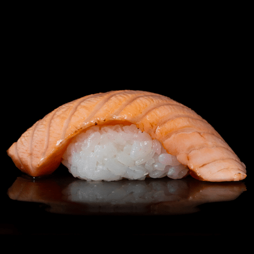 Flambeed Sake Nigiri