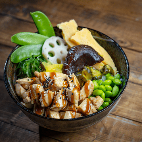 Gyoza Chicken Bowl