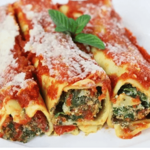 Canelloni ai Spinaci e Ricotta