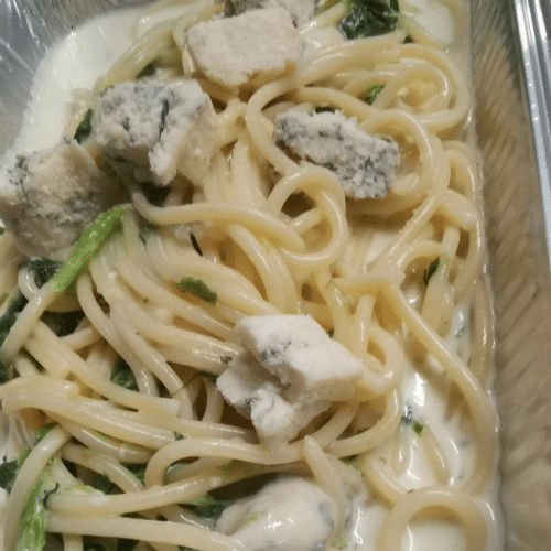 Spaghetti Spinaci e Gorgonzola