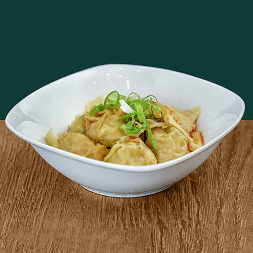 Wantan in roter Chiliöl-Sauce