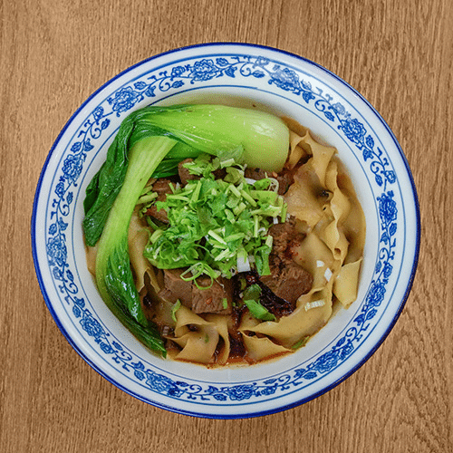 Geschmorte Rindfleisch-Nudeln