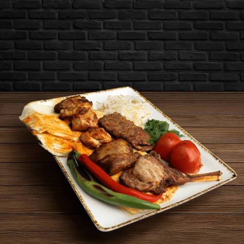 Duo-Grillplatte (für 2 Personen)