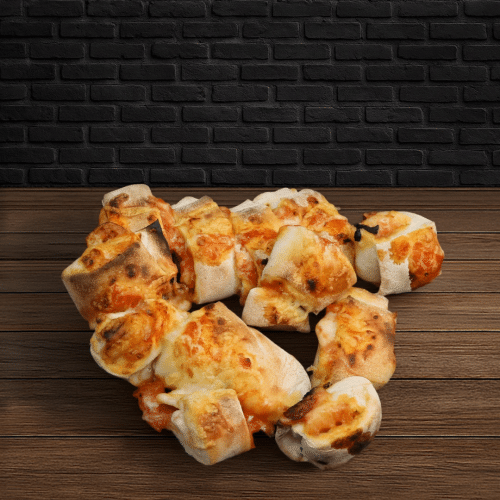 Pizzabrötchen mit Spinat