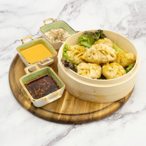 Gedämpft Vegan Momo