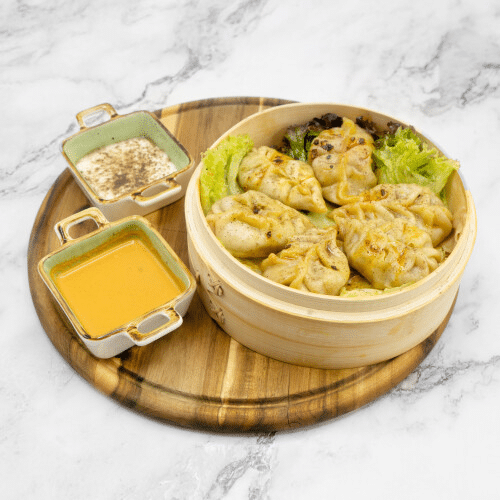 Vegan Momo Kothey