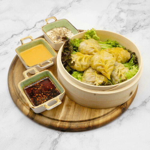 Frittiertes Vegan Momo
