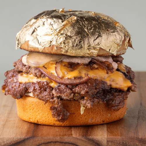 Luxuriös Gold Burger