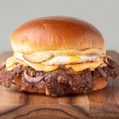 Spiegelei Cheeseburger