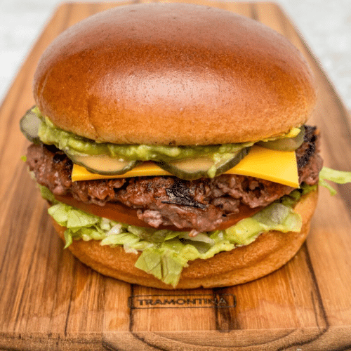 Vegetarischer Cheeseburger
