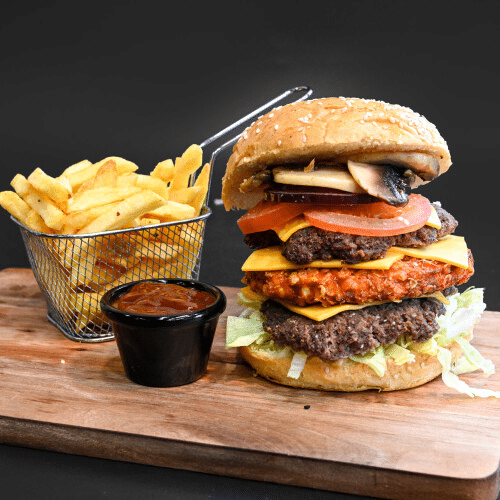 Monster Burger Menü