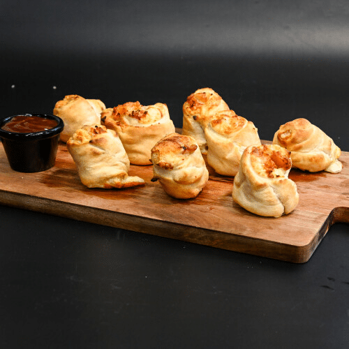 Pizzabrötchen mit Crispy Chicken (8 Stück)