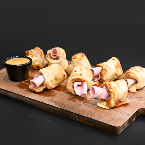 Pizzabrötchen mit Schinken (8 Stück)