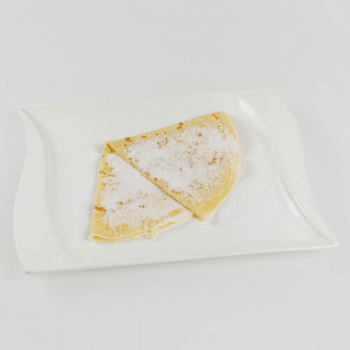 Crepe mit Zucker