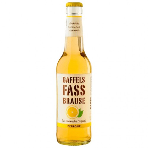 Gaffels Fassbrause Flasche Zitrone 0,33l (MEHRWEG)