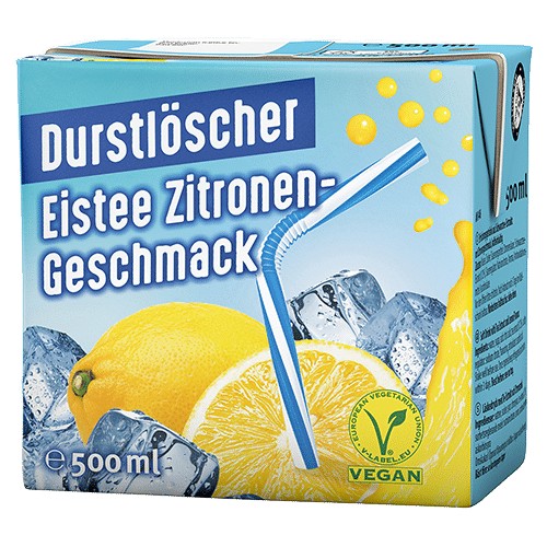 Durstlöscher Eistee Zitronen-Geschmack 0,5l