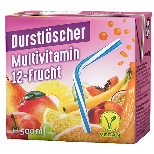 Durstlöscher Multivitamin 12-Frucht 0,5l