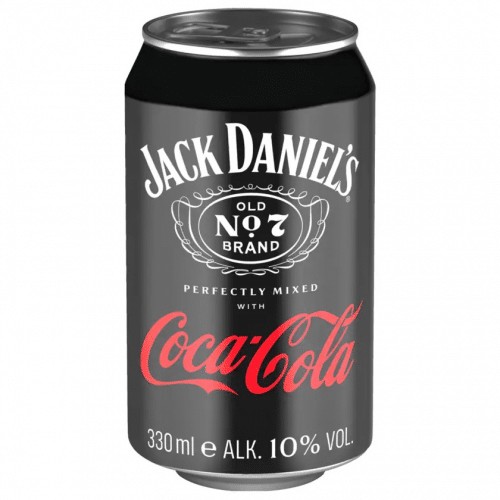 Jack Daniel's mit Coca Cola 0,33 l Dose Einweg