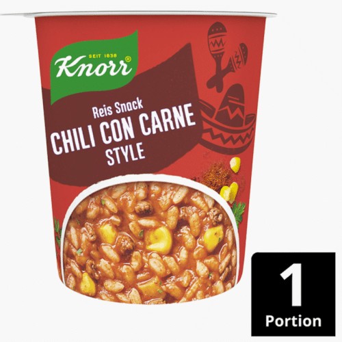 Knorr Reis Snack Chili con Carne Style 57g