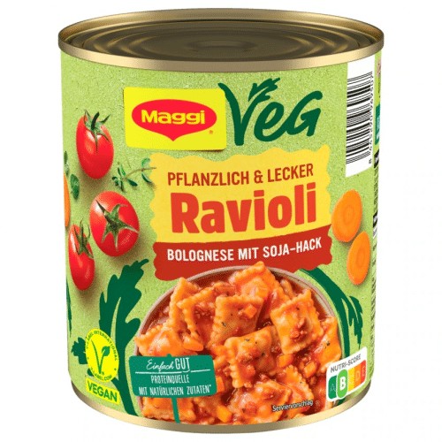 Maggi Veg Ravioli Bolognese vegan 800g